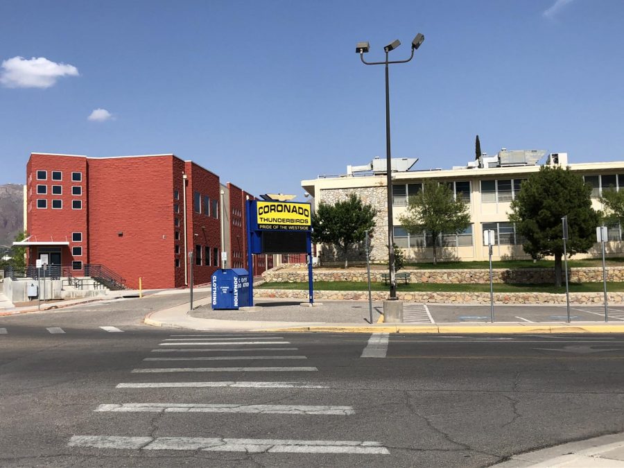 Coronado High School is now empty of students, but only until August 13.