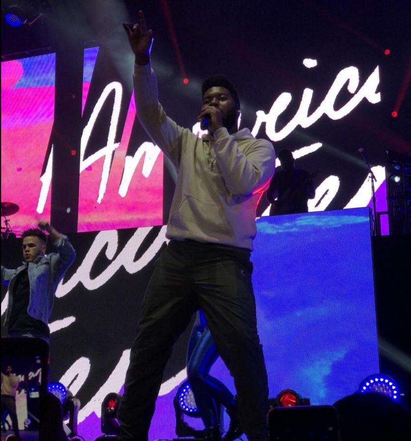 Khalid performs at the Don Haskins Center. 