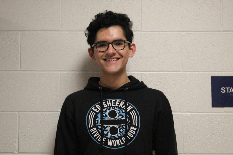 David Hernandez, a senior at Coronado, strives to carry out his duties as Guitar Club President and Harmonica Club President to the best of his ability.
