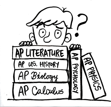 Many students take multiple Advanced Placement classes and are stressed out from the pressure, but performance in college is more important.