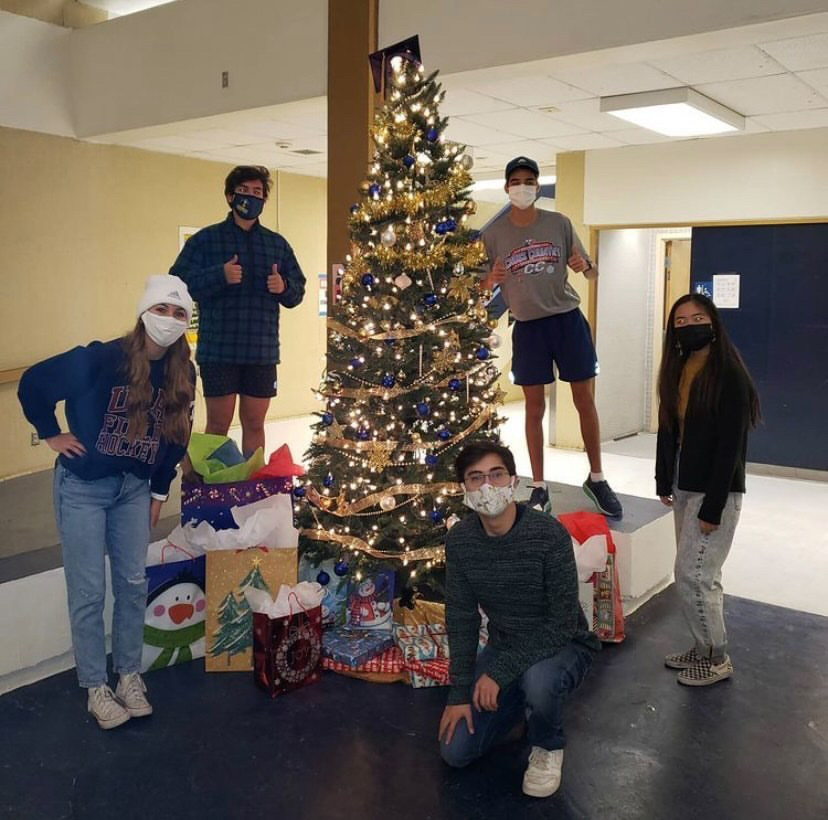 Student Council found ways to bring the holiday spirit to the community, such as decorating the Christmas trees on campus. The most impactful holiday event might be Holiday Blessings, in which they sent gifts to children during an unusual year.