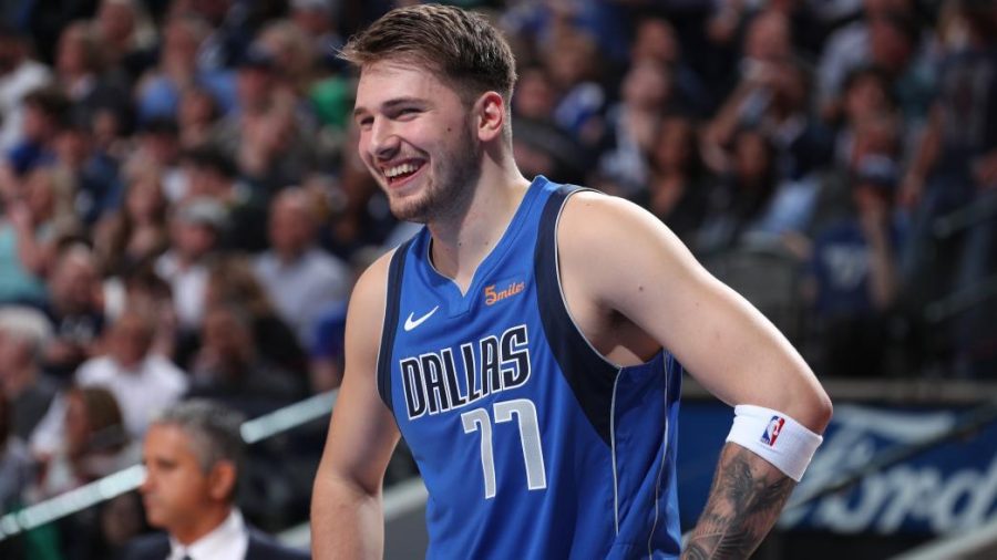 As+the+2020-21+NBA+season+begins%2C+predictions+are+being+made+about+who+the+recipients+of+awards+will+be+at+the+close+of+the+season.+Luka+Doncic+of+the+Dallas+Mavericks+may+take+the+MVP+award+this+year.