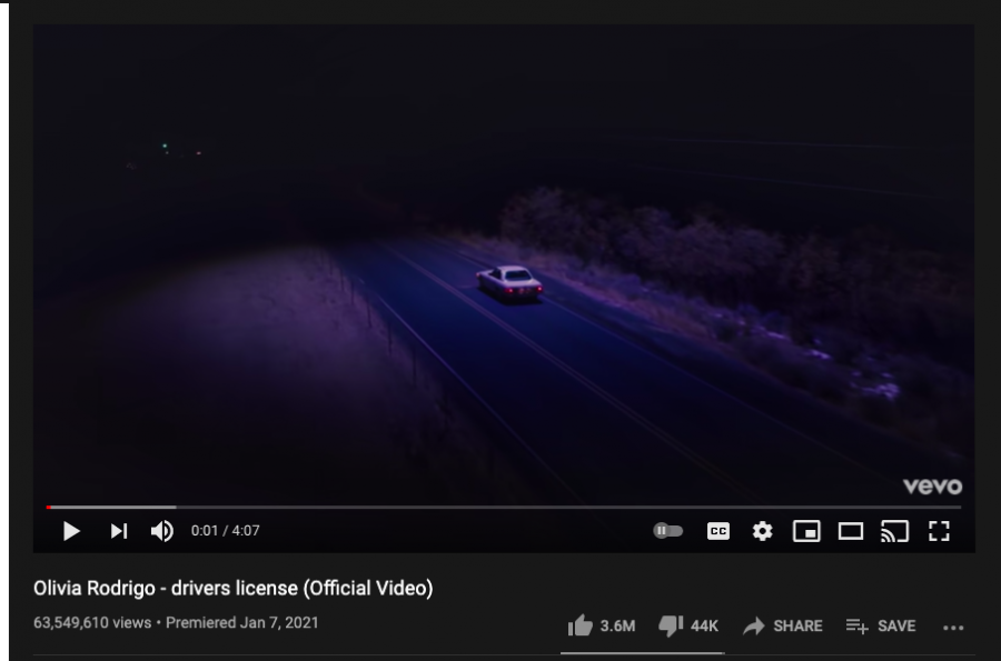 drivers+license+has+seen+a+huge+amount+of+popularity.+Since+being+released+on+Jan.+8+%28at+midnight+in+Eastern+time%29%2C+it+has+received+over+63+million+views+on+YouTube%2C+in+addition+to+the+millions+of+streams+on+other+platforms.+The+music+video+features+stunning+visuals%2C+especially+of+driving.