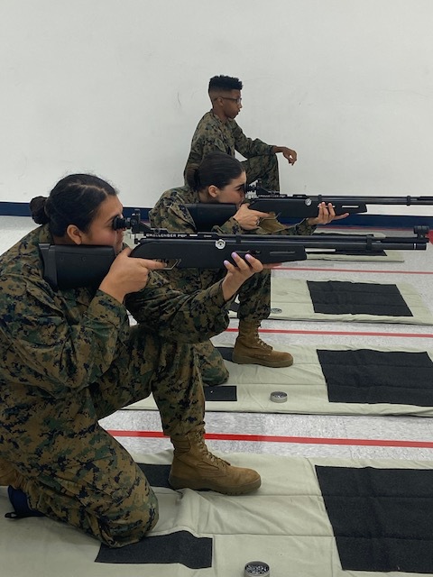 JROTC students do not have to join the military, but they do learn skills that would be helpful to them.